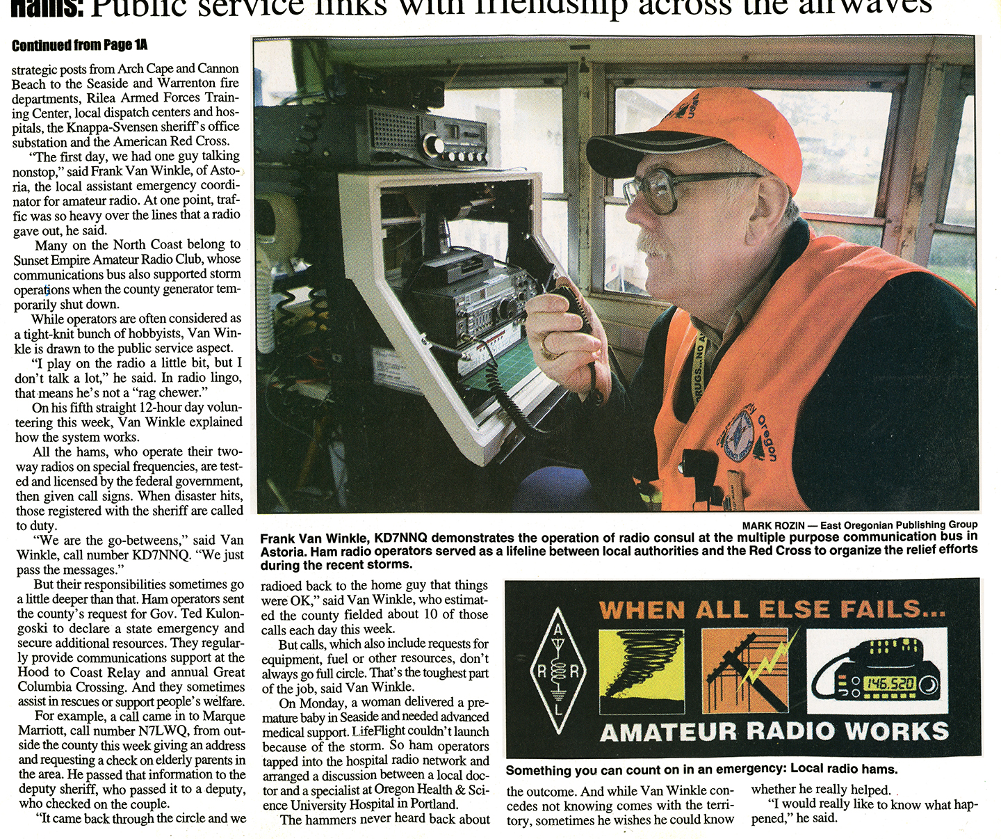 Sunset Empire Amateur Radio Club